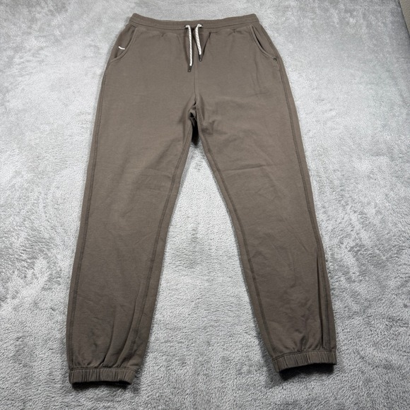 Vuori Pants - Vuori Laguna Lounge Pant 2.0 Women Small Brown Joggers VW437 Organic Cotton